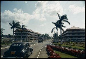 Entrada a la Zona del Canal de Panamá, 1968. Fuente de la imagen: BBC.